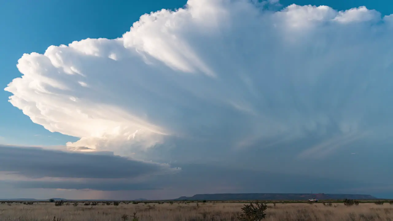 This beautiful supercell spun up over the canyons of eastern New Mexico where it would sit for the rest of the evening and into the early morning hours