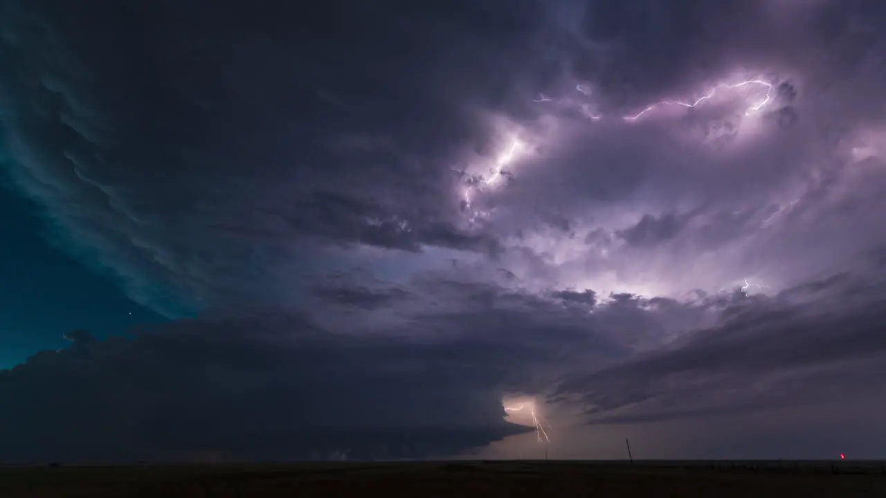 This supercell spun up over the canyons of eastern New Mexico