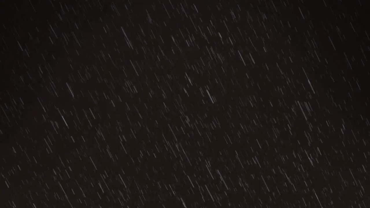 Animation of rain on black background