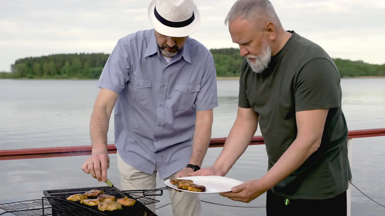 Two Senior Men Cooking 1