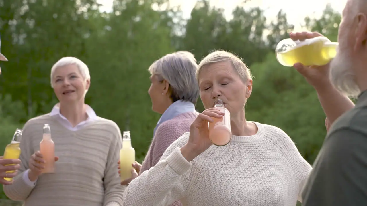 Group Of Senior People Dancing And Having A Drink 1