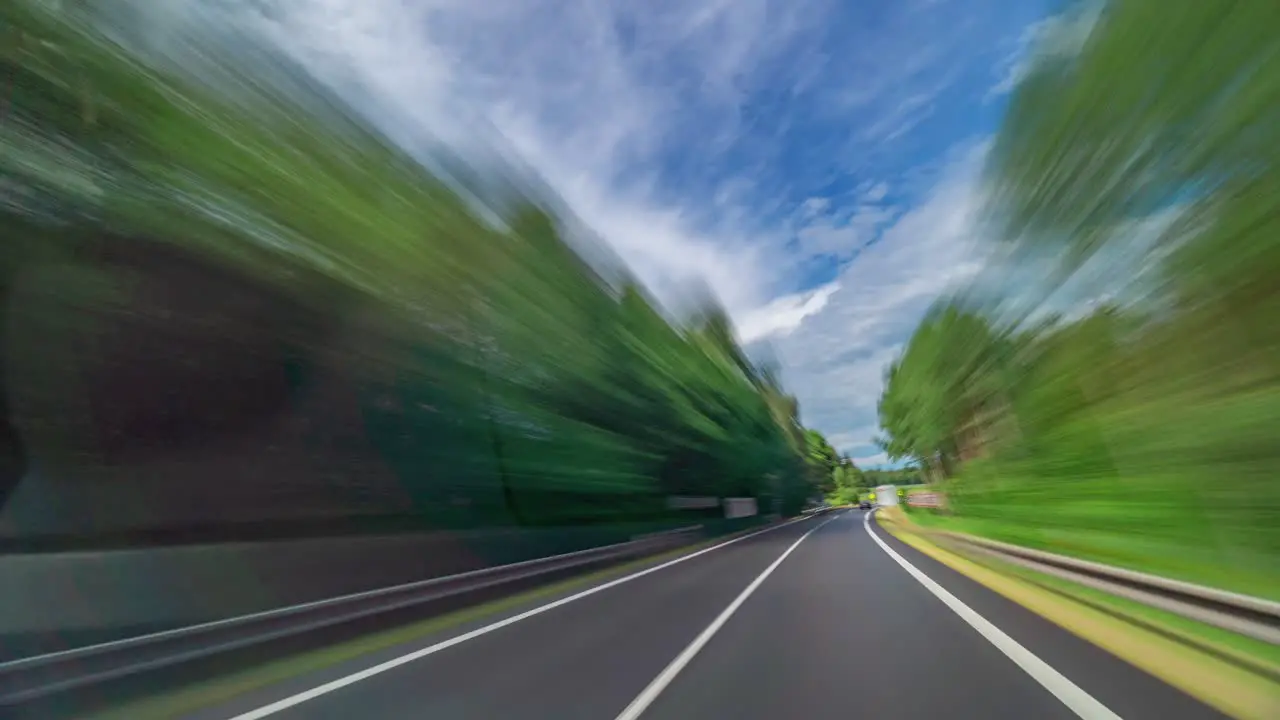 A drive through the South Bohemia region before the rain