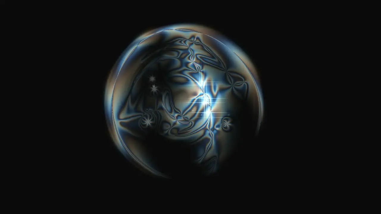 Abstract Swirling Sphere