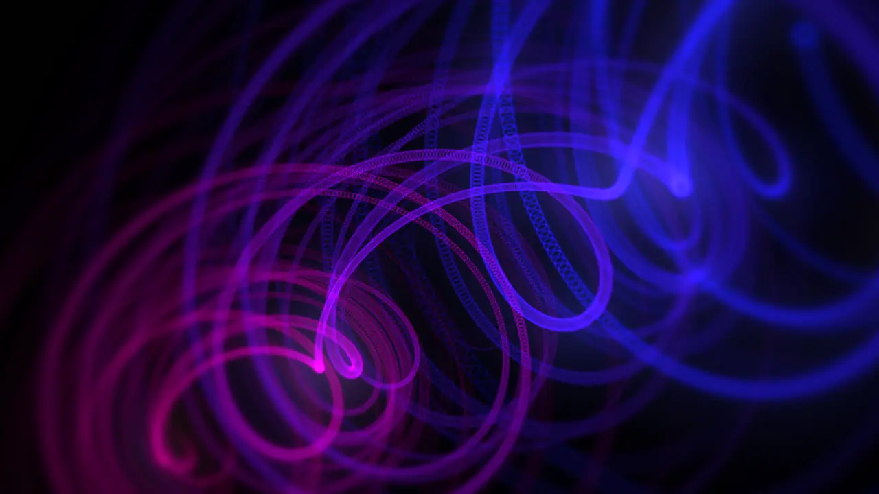 Motion purple and blue lines with abstract background 3