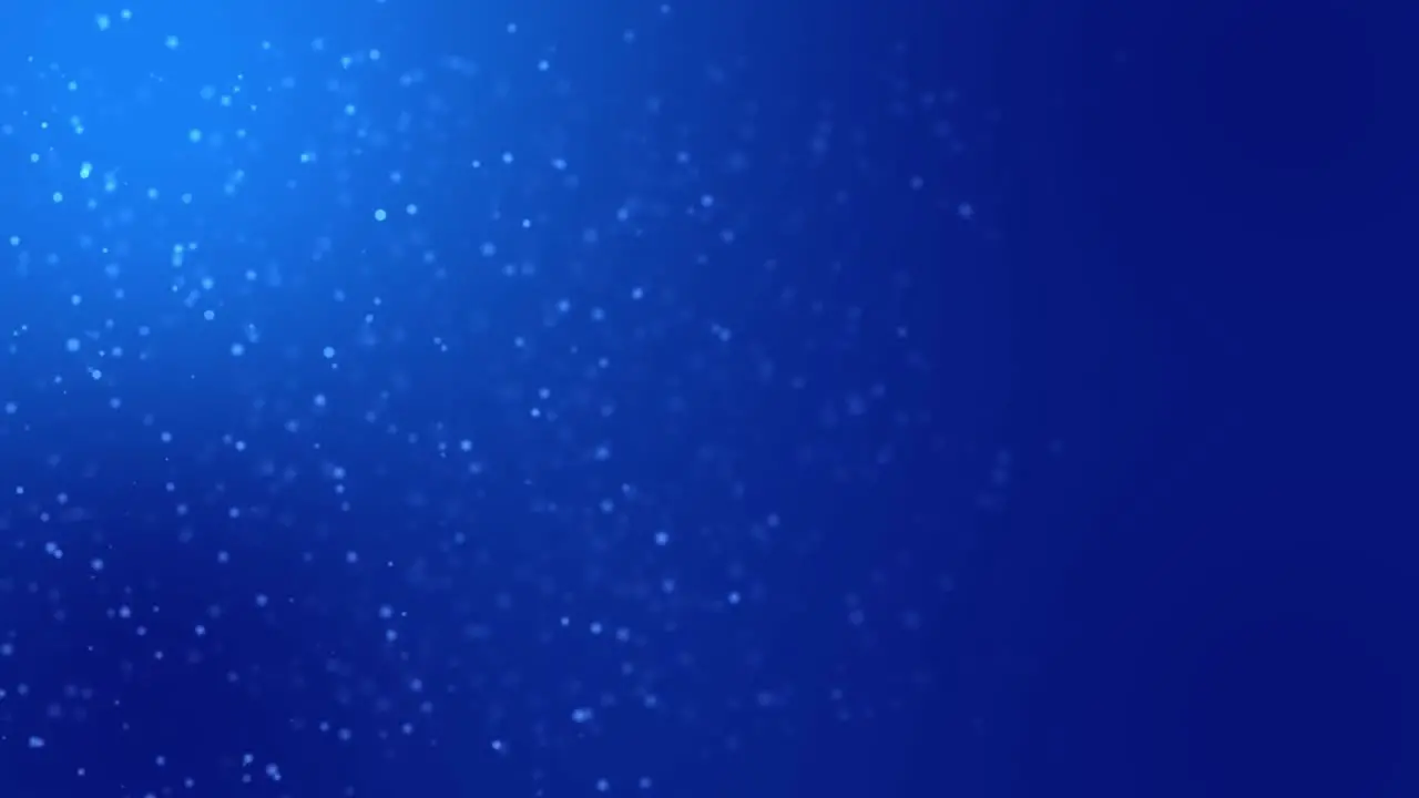 Blue Cool Glittery Particle motion Background