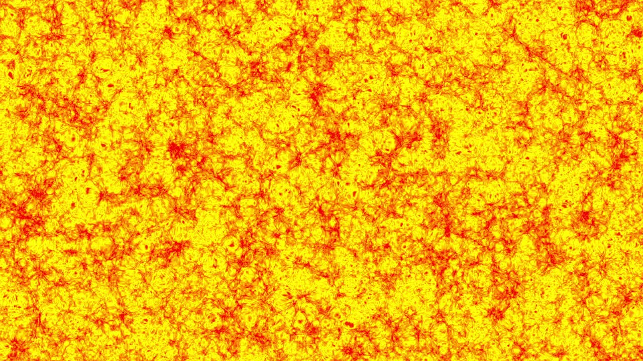 solar surface animation with granules Endless loop