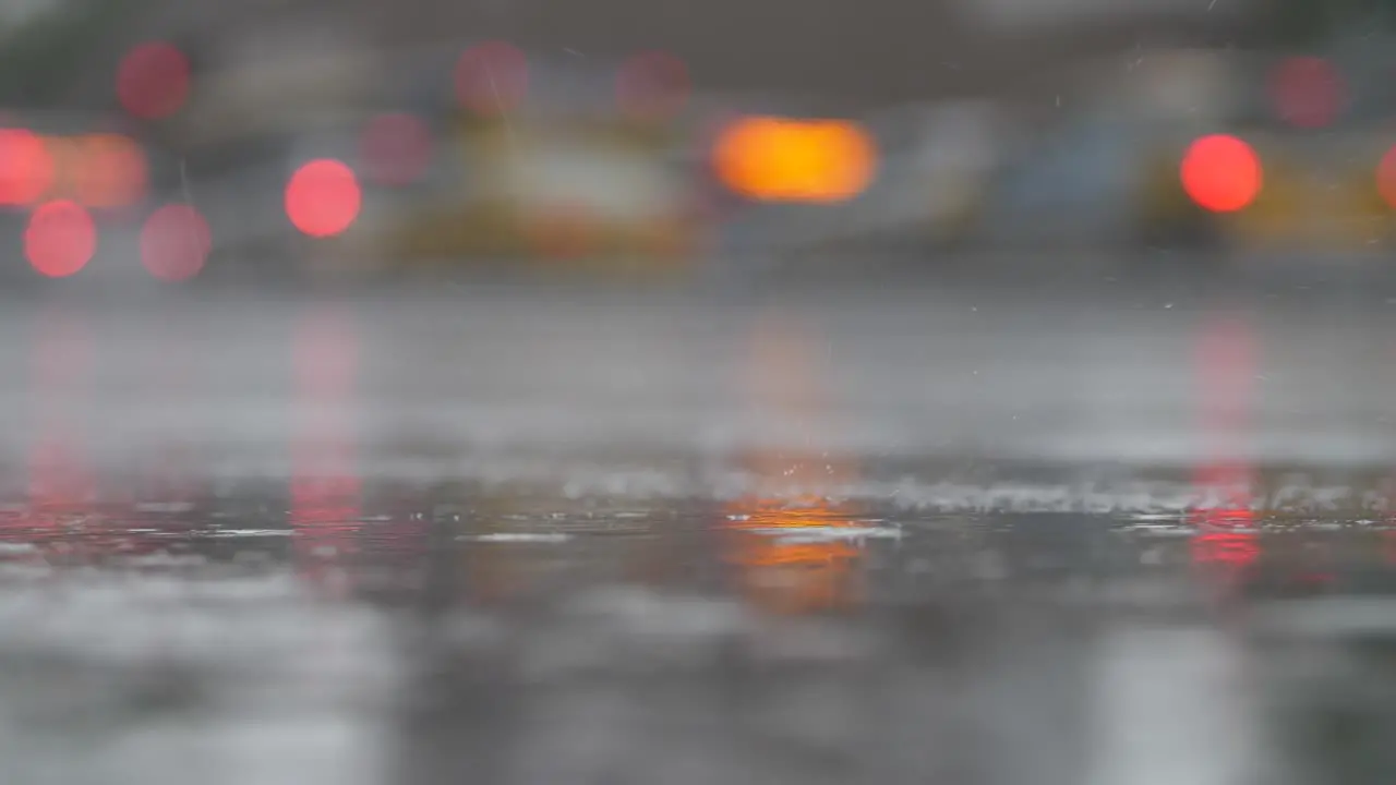 Raindrops Falling on Taipei Streets 02