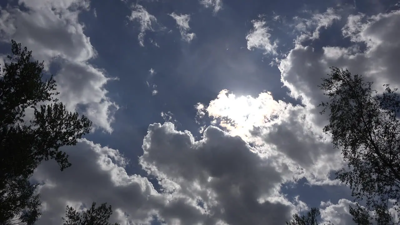 Sun Comes From Behind Cloud