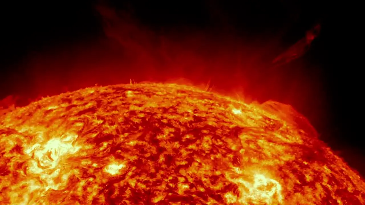 Nasa Footage Of The Surface Of The Sun And Solar Flares 1