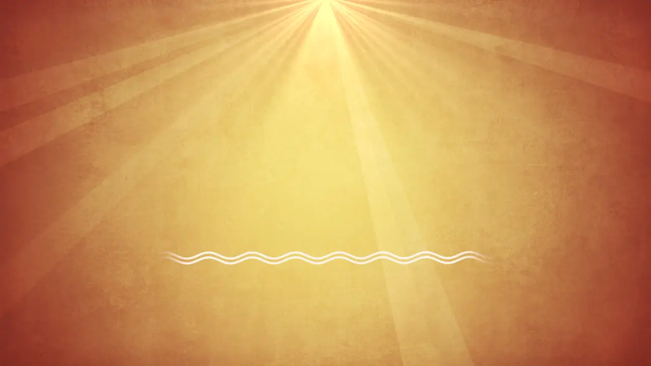 Sun rays and sea anchor on yellow gradient