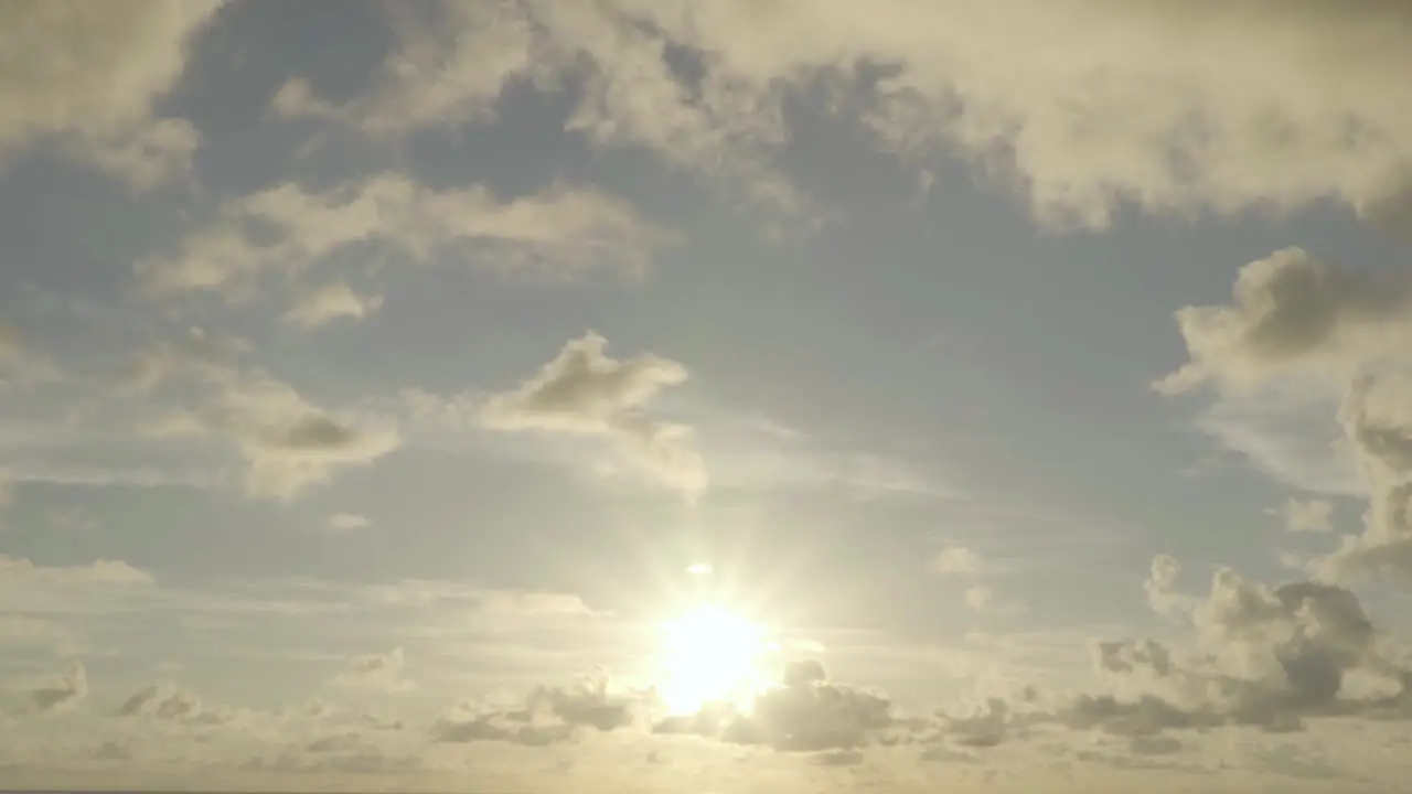 blue sky sun and clouds landscape timelapse