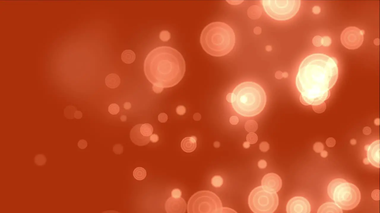 Orange Bokeh Background