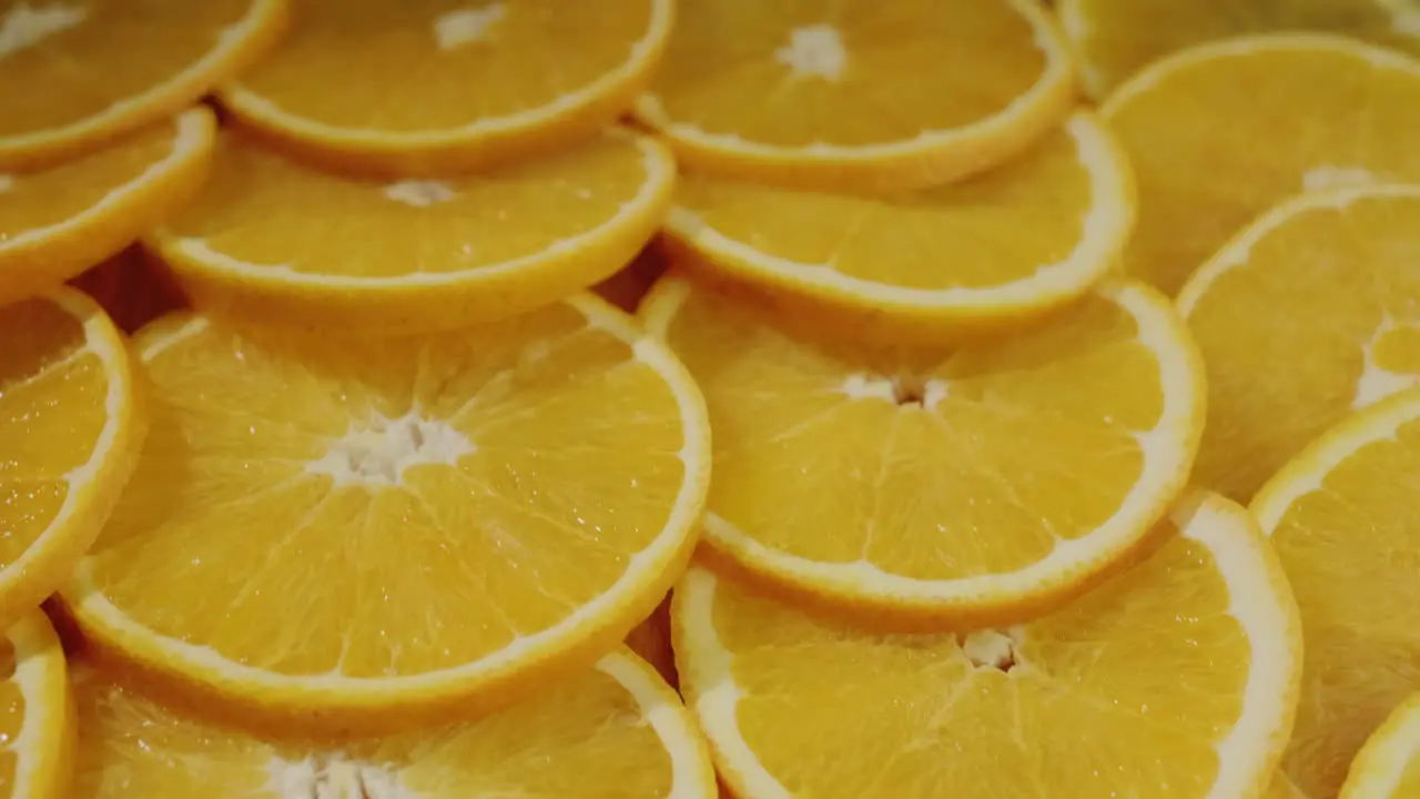 Sliced orange slices