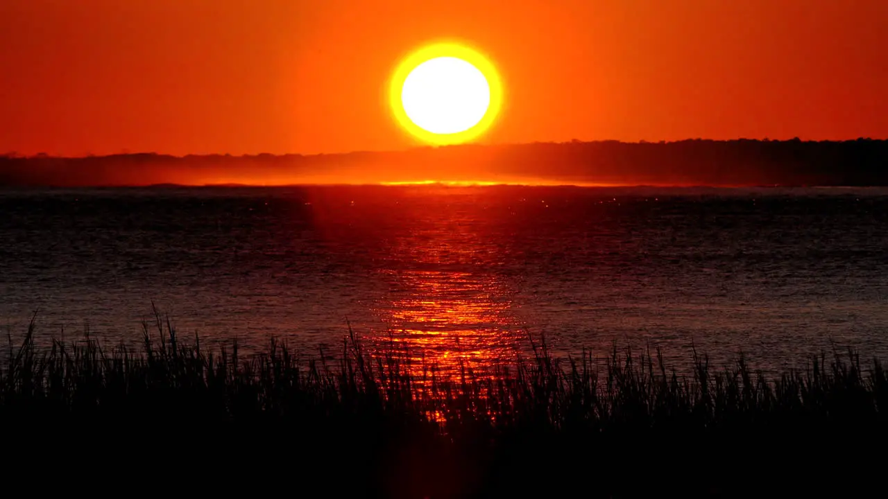 South Carolina Seabrook sunset time lapse