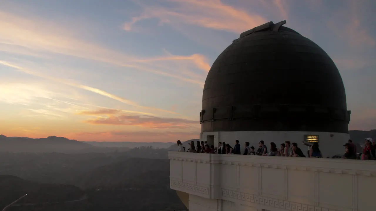 Beautiful sunset from the Griffith observatory