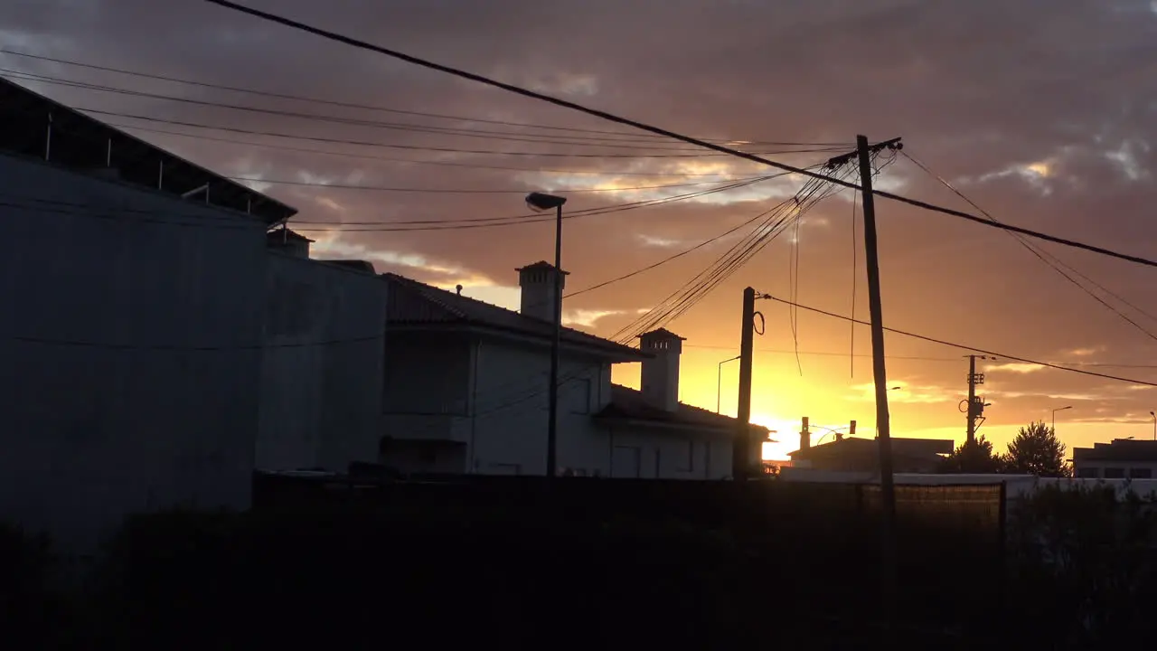 A Clouded Sky During Sunset