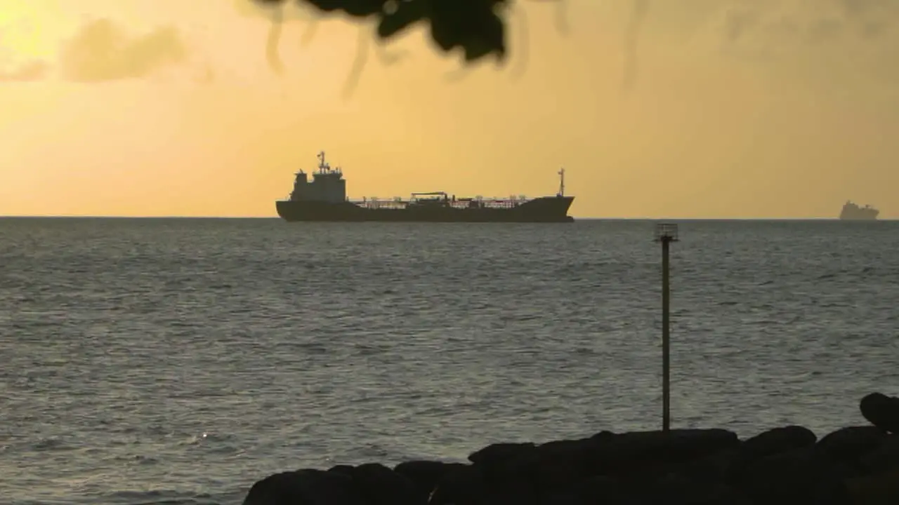 Ship on the Sea Waters