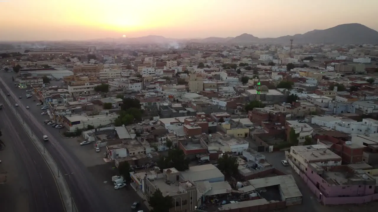 Small town outside Jeddah city in Saudi Arabia