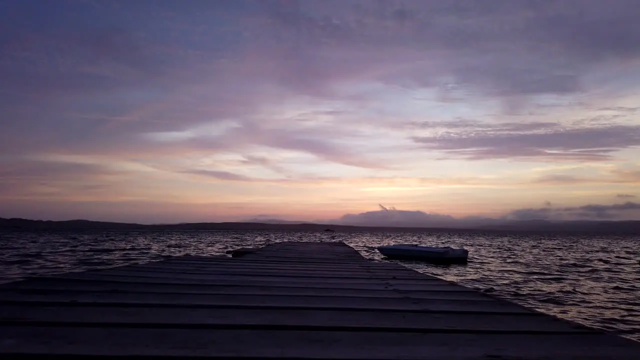 Moving Hyperlapse of the sunset in the Paracas Bay area of Peru