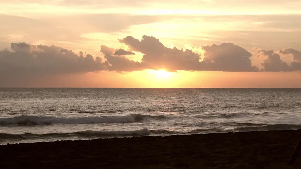 Sunset Over Indonesian Beach