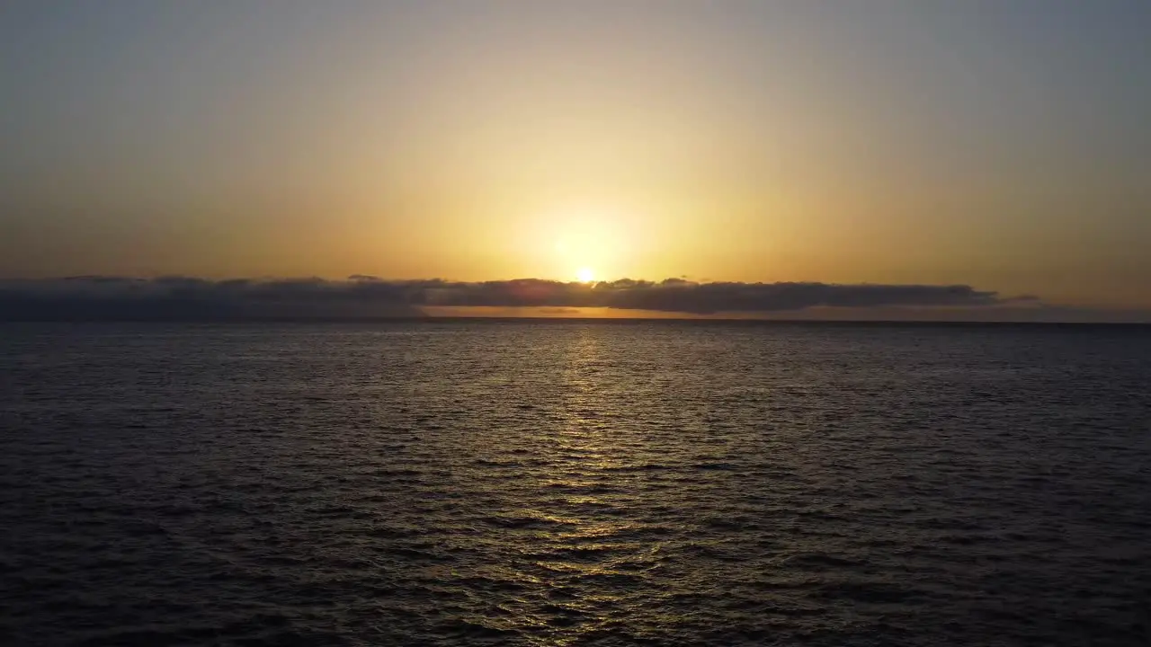 Sunset at Los gigantes in Tenerife