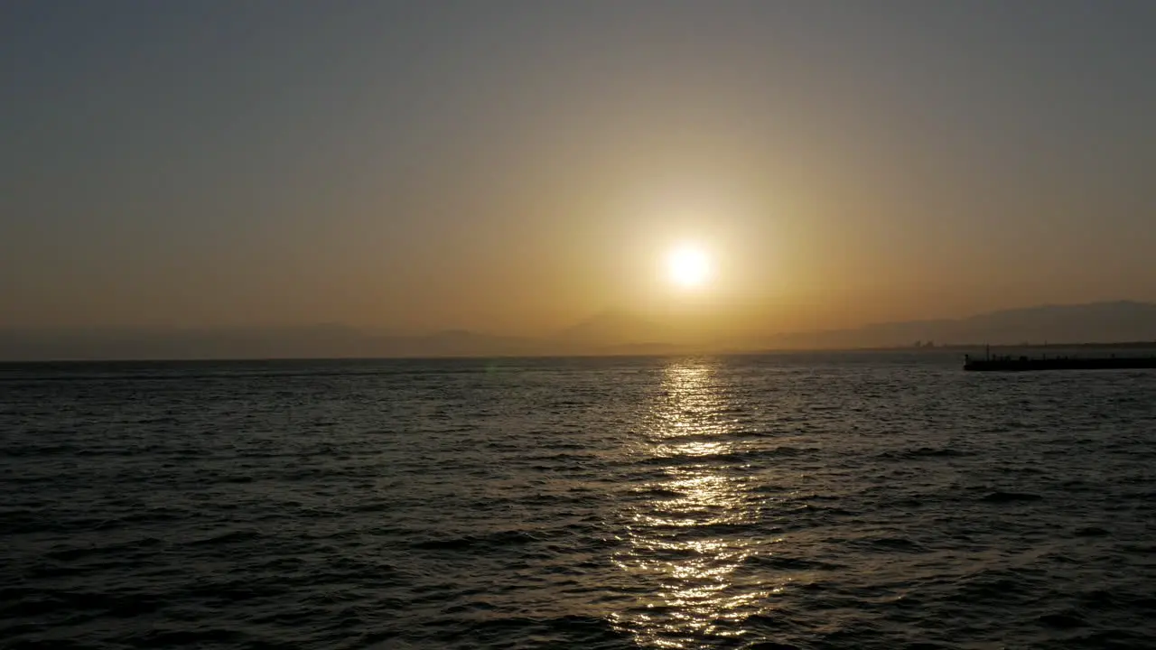 Sunset over the sea Japan