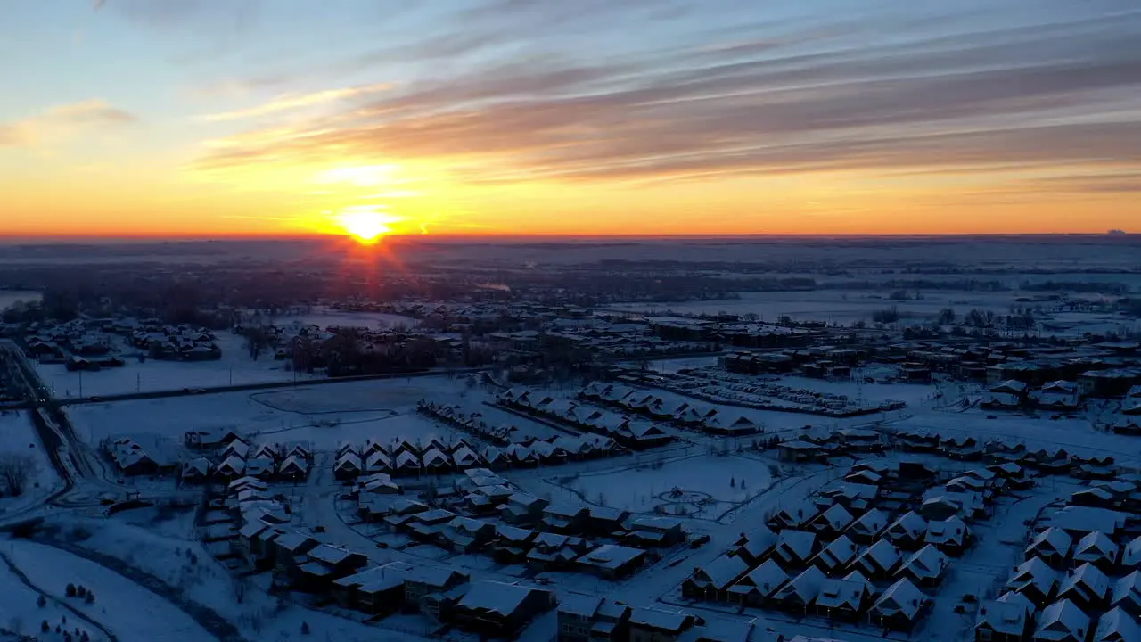 Sunrise over Colorado