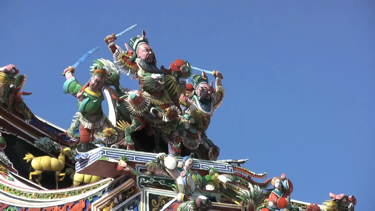 Malacca temple decorations