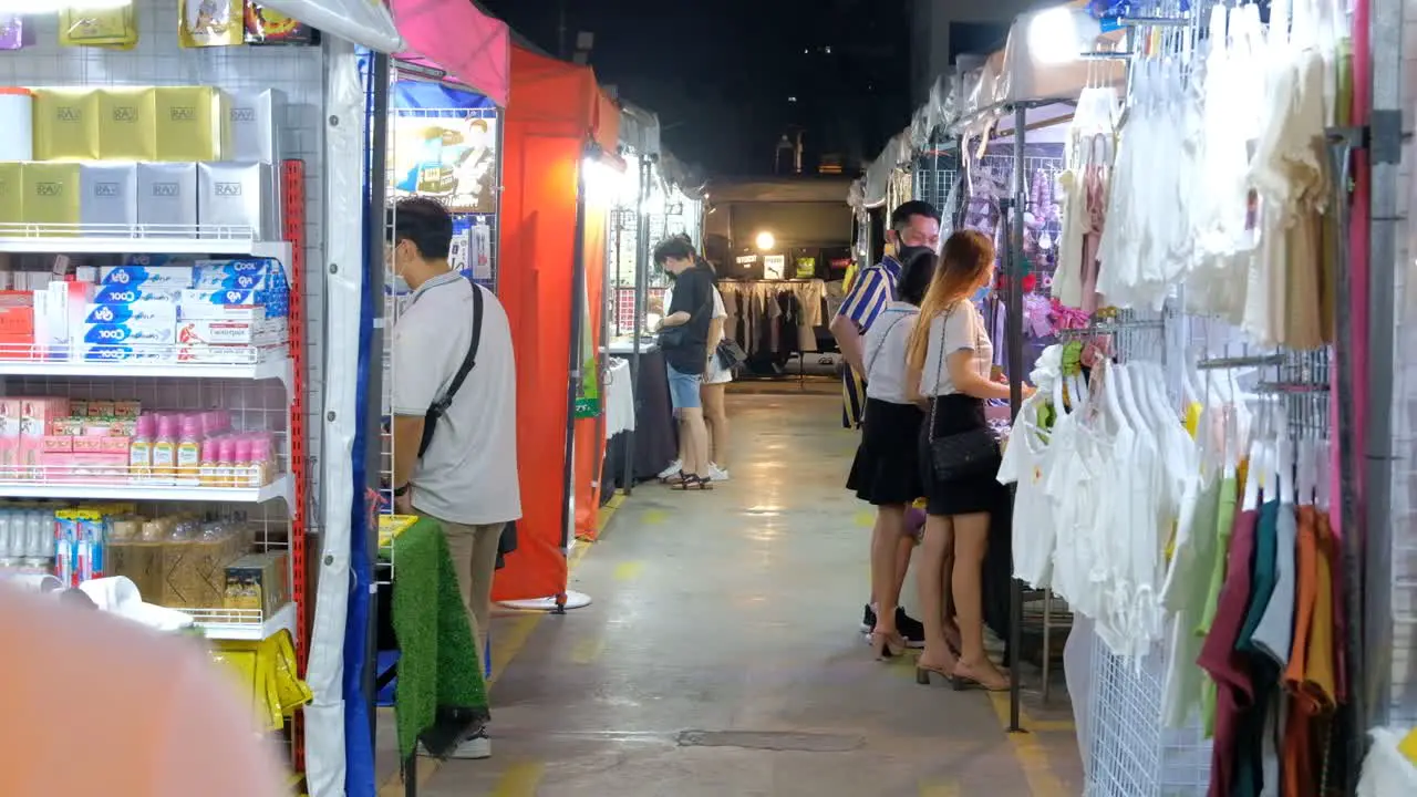 Shoppers Wearing Face Masks In A Convenience Store