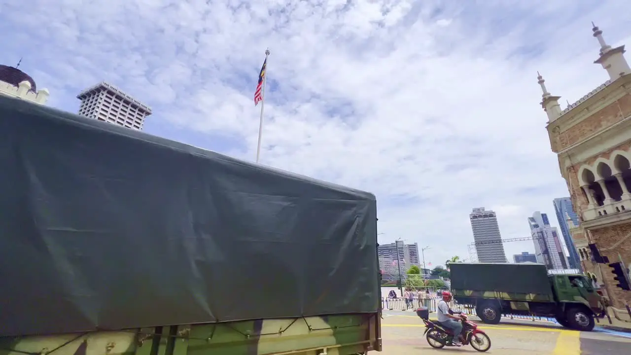 Scenic view of the Independence Square is a square located in Kuala Lumpur Malaysia