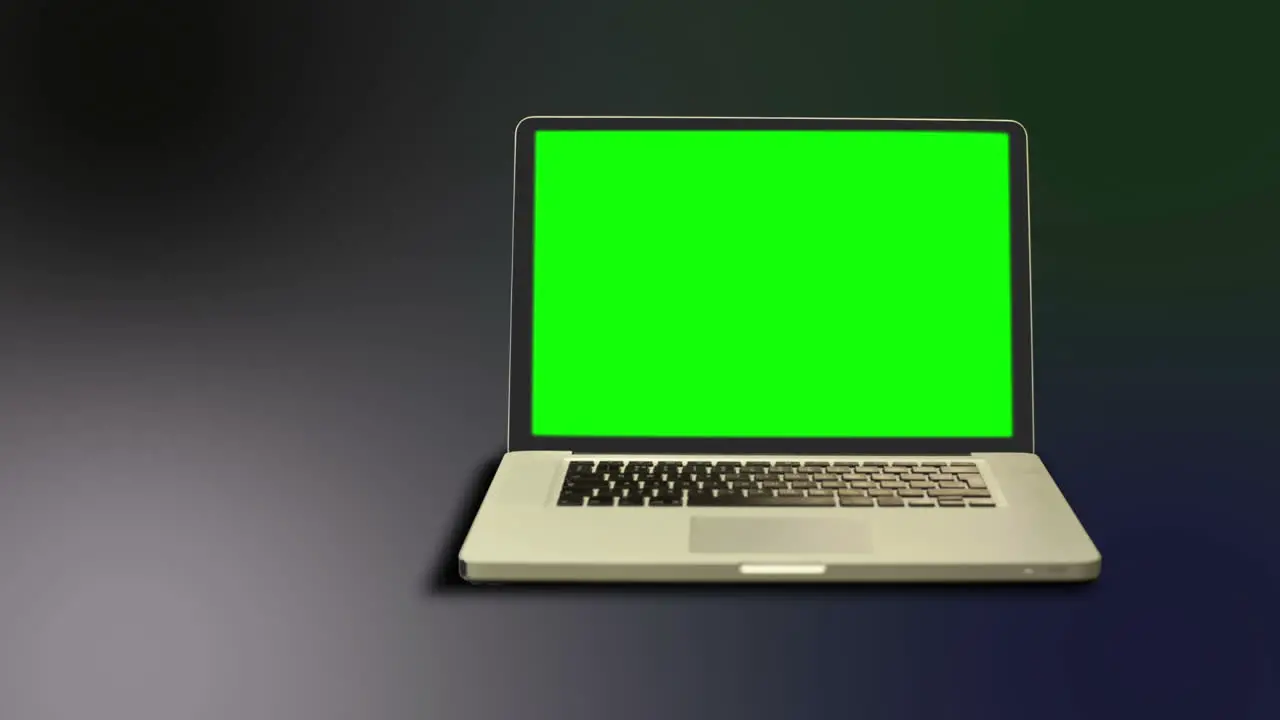 Chroma key on a laptop