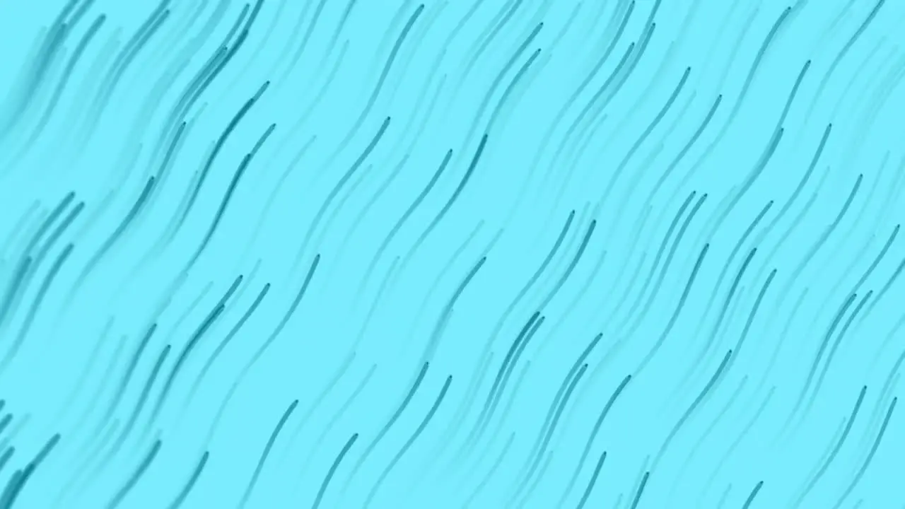 Animation of pink lines moving on blue background