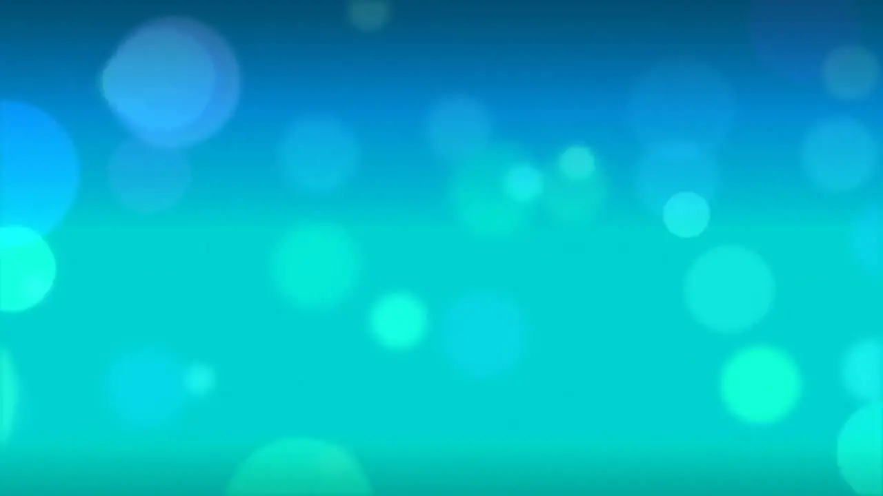 Animation of green and blue spots over green and blue background