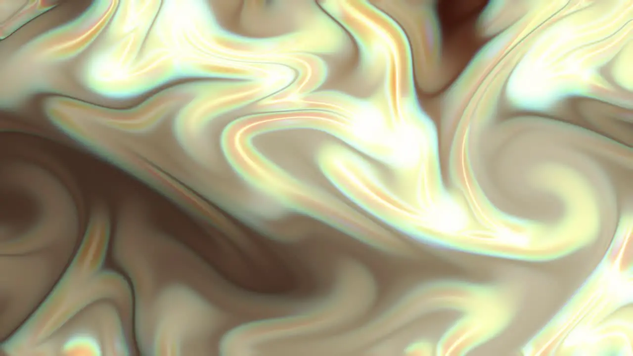 Abstract Liquid Visuals With Spontaneous Movement In Blurred Background