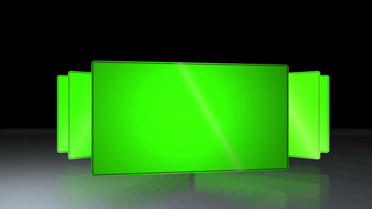 Succession of chroma key