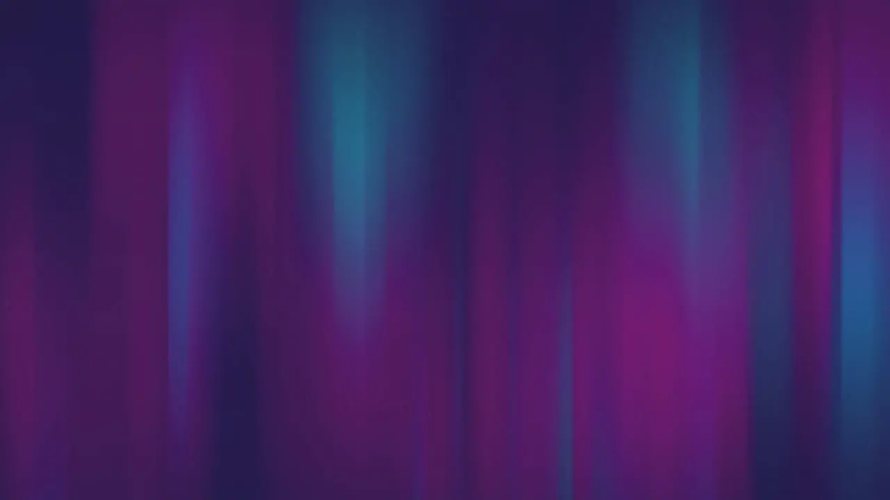 Animation of blue and pink shapes moving on blue background