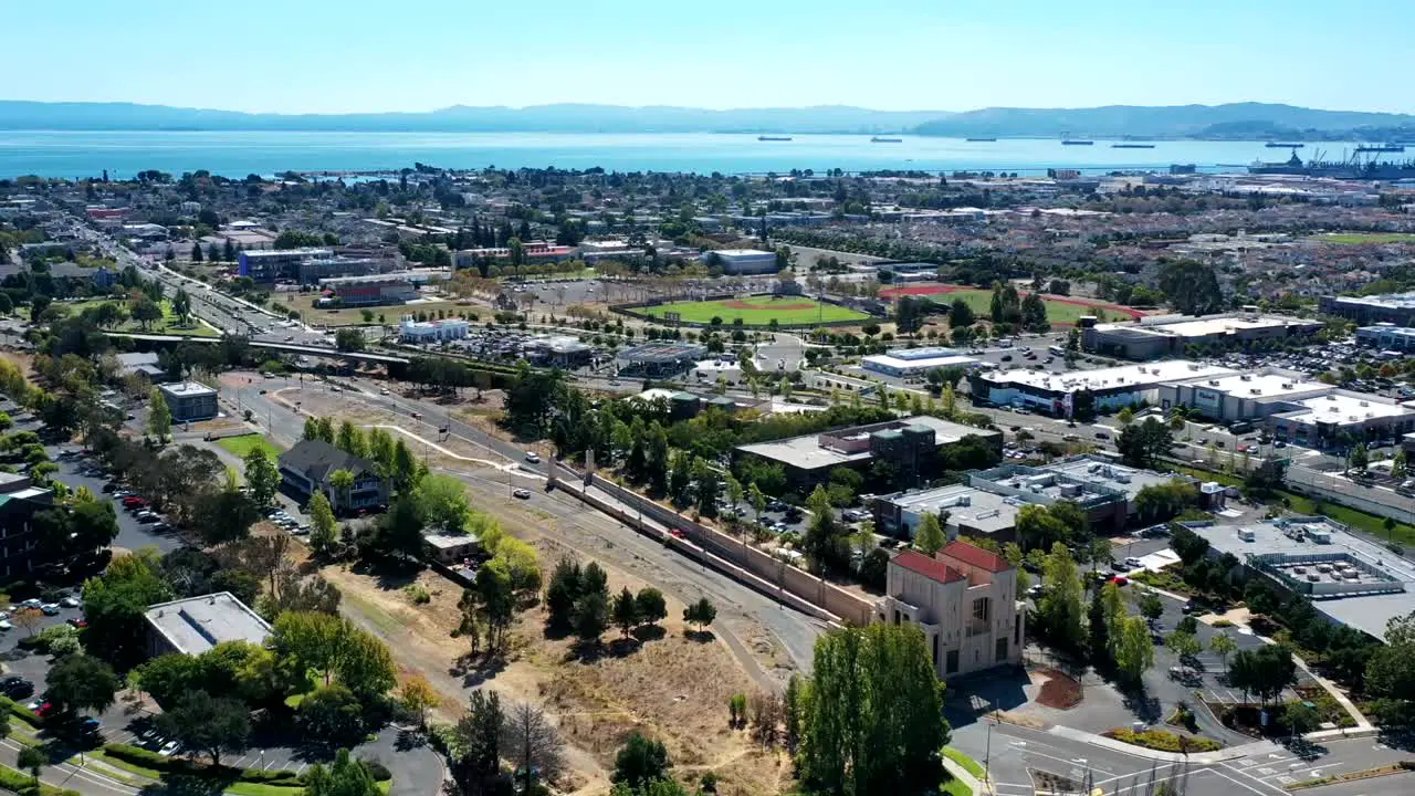 A fast moving time lapse of traffic in an urban environment