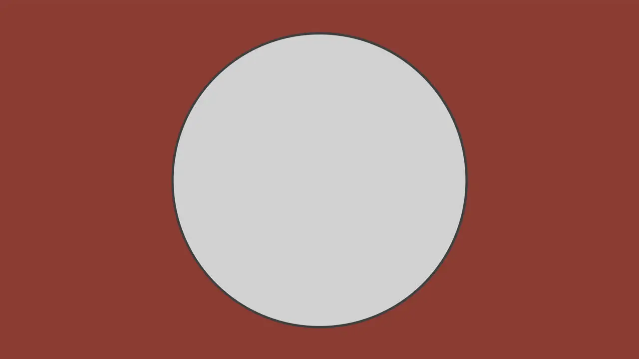 Circle against brown background 