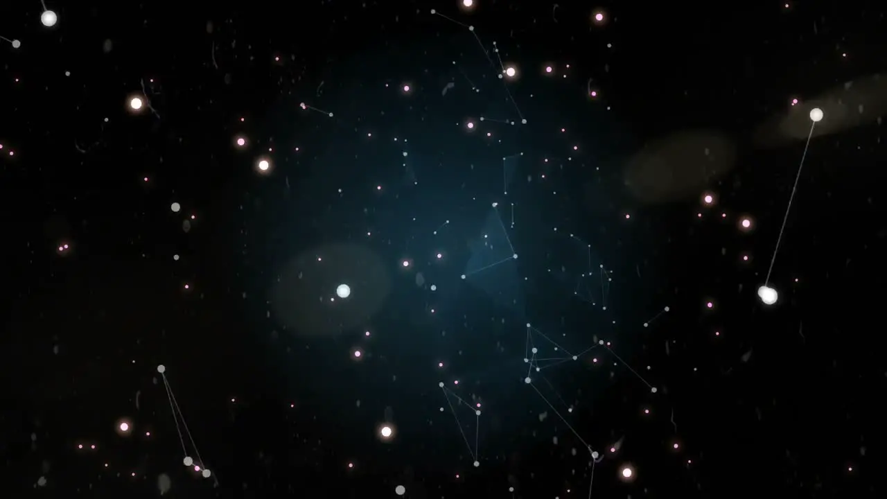 Digital generated video of galaxy 