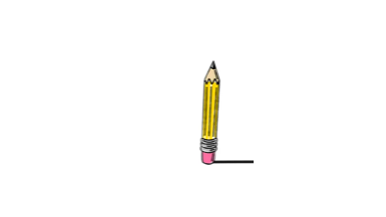 Illustration of pencil 