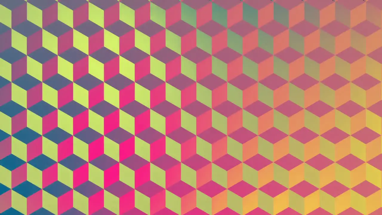 Digital generated video of geometric pattern 