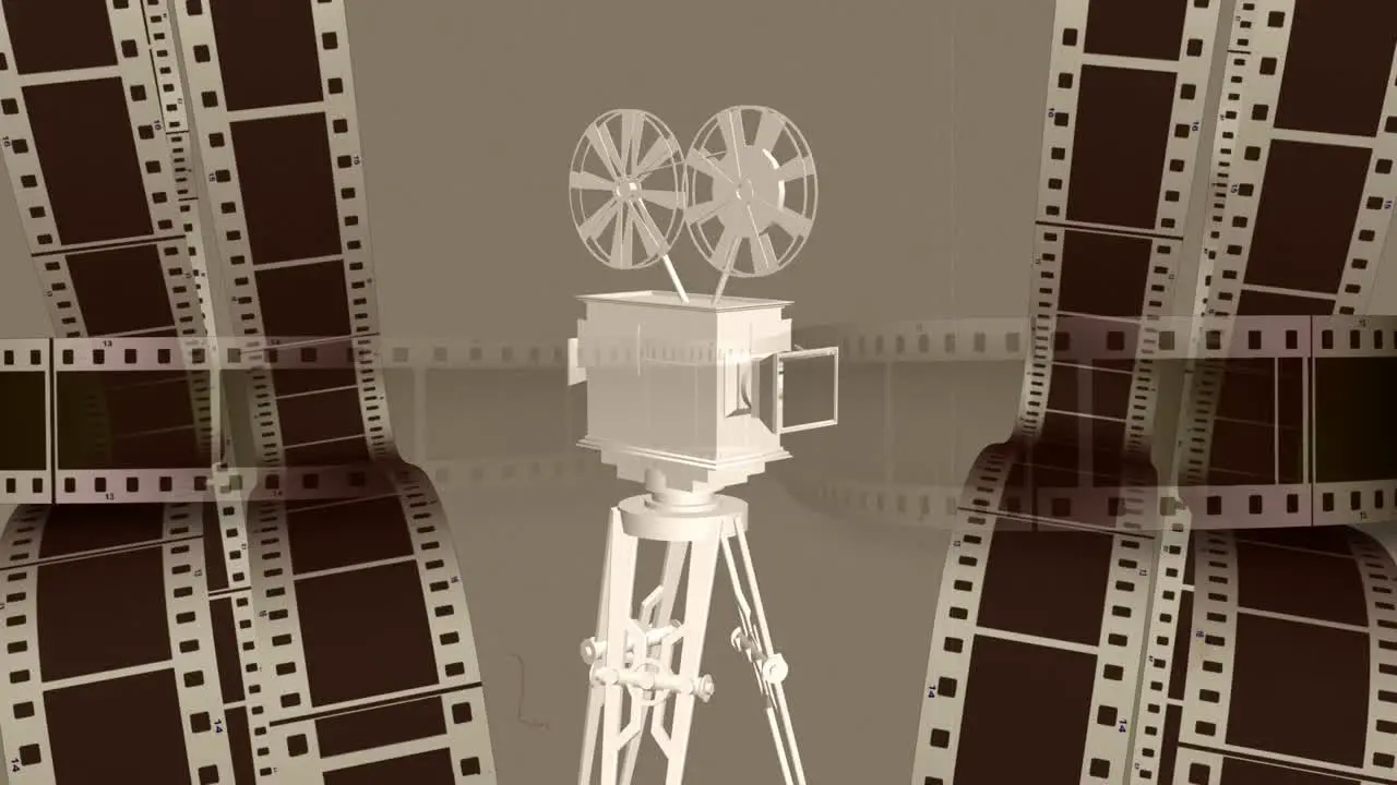 Filming Camera Reel Animated Loop