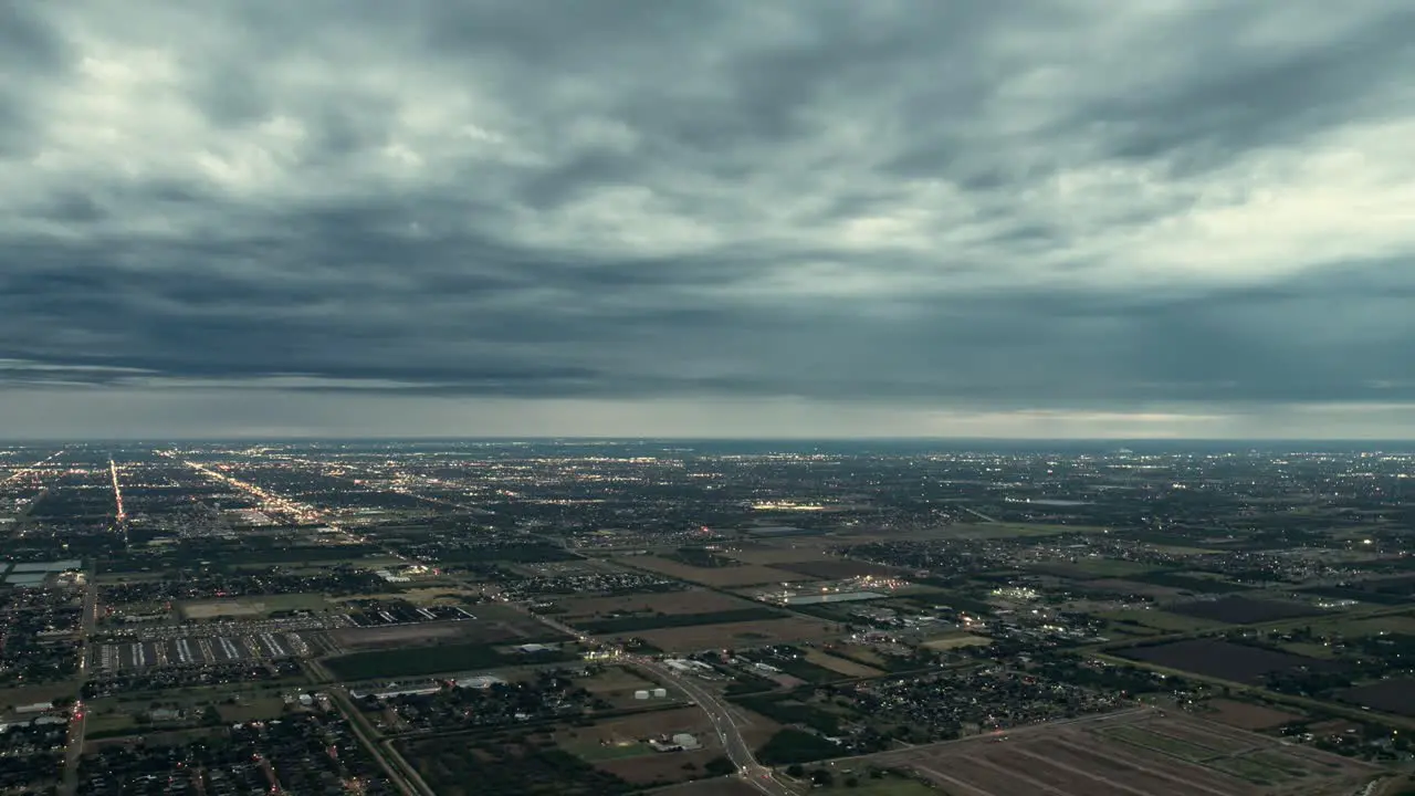 NORTH MCALLEN HYPERLAPSE CLOUDY SUNSET DAY