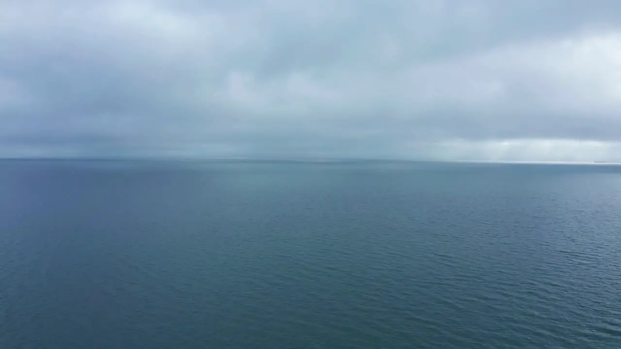 Scenes of the bay and sky on a cloudy overcast day