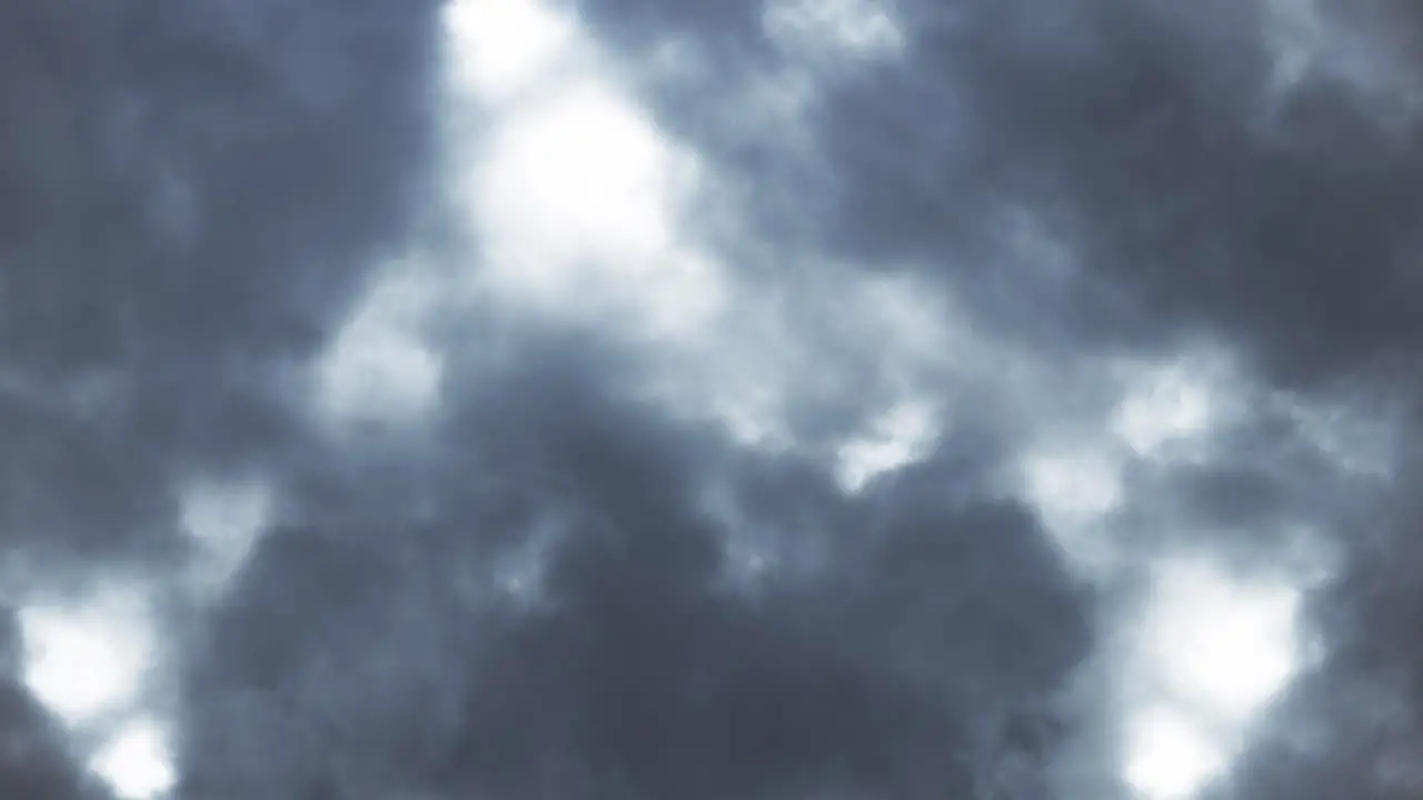 thunderstorm in the sky with gray clouds