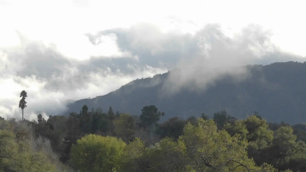 Time lapse of clouds at sunset in Casitas Springs California