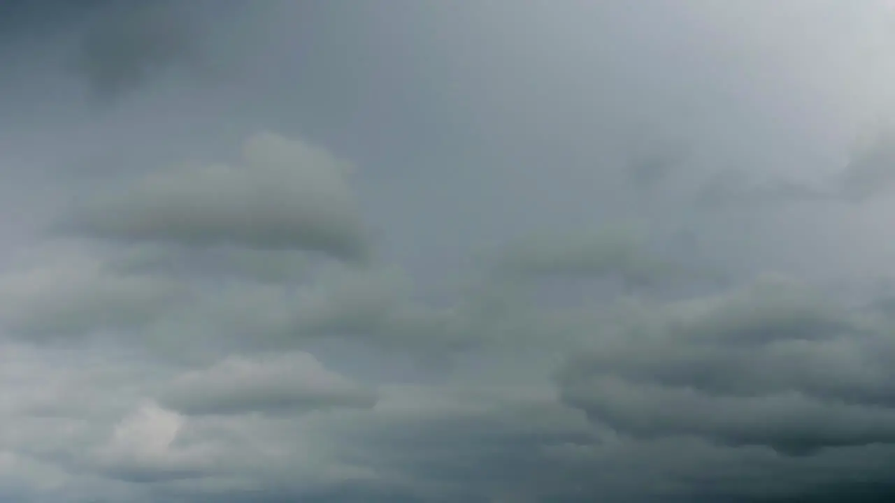 A time lapse shot with moving clouds