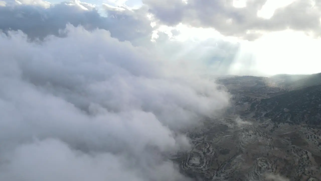 Earth Seen Behind Clouds