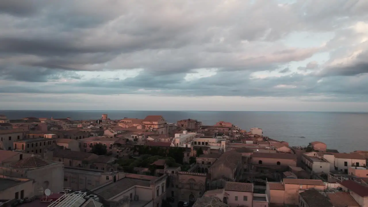 Aerial view of Syracuse Sicily Italy