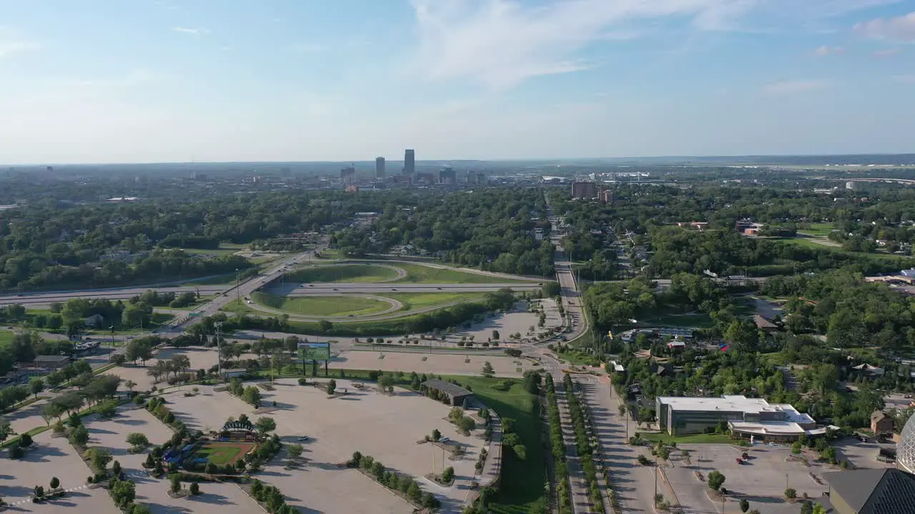 Omaha Nebraska Aerial View 